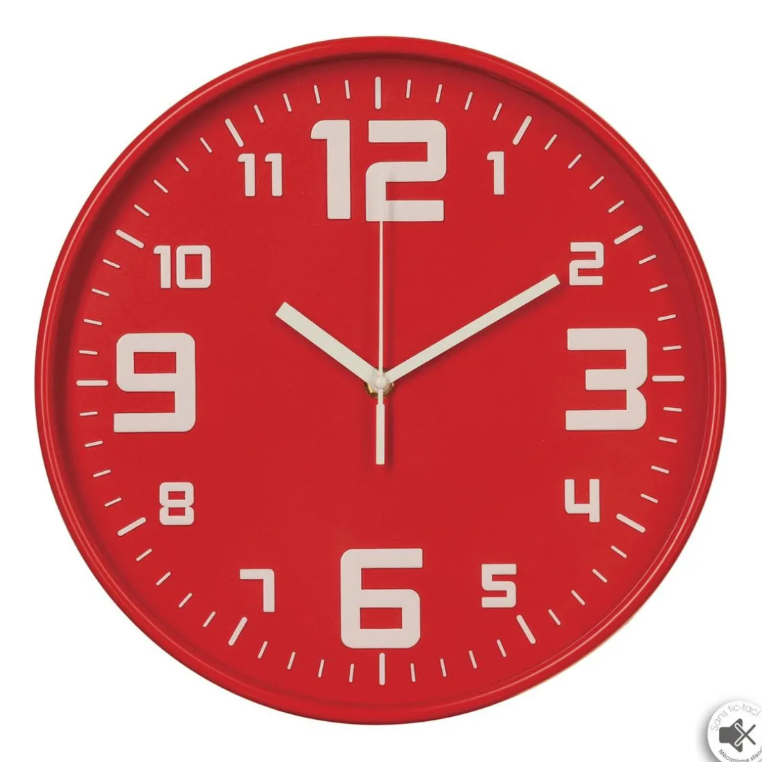 Pendule plastique D30 rouge