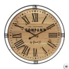 Pendule Silence Coloniale marron