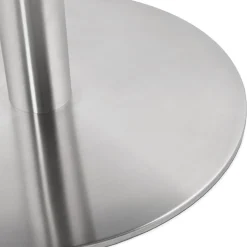 Petite table de bureau ou à diner ronde 'DALLAS' blanche
