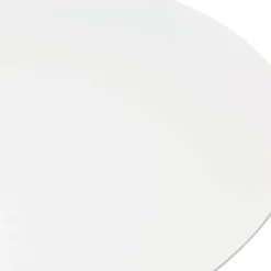 Petite table de bureau ou à diner ronde 'BARABAR' blanche