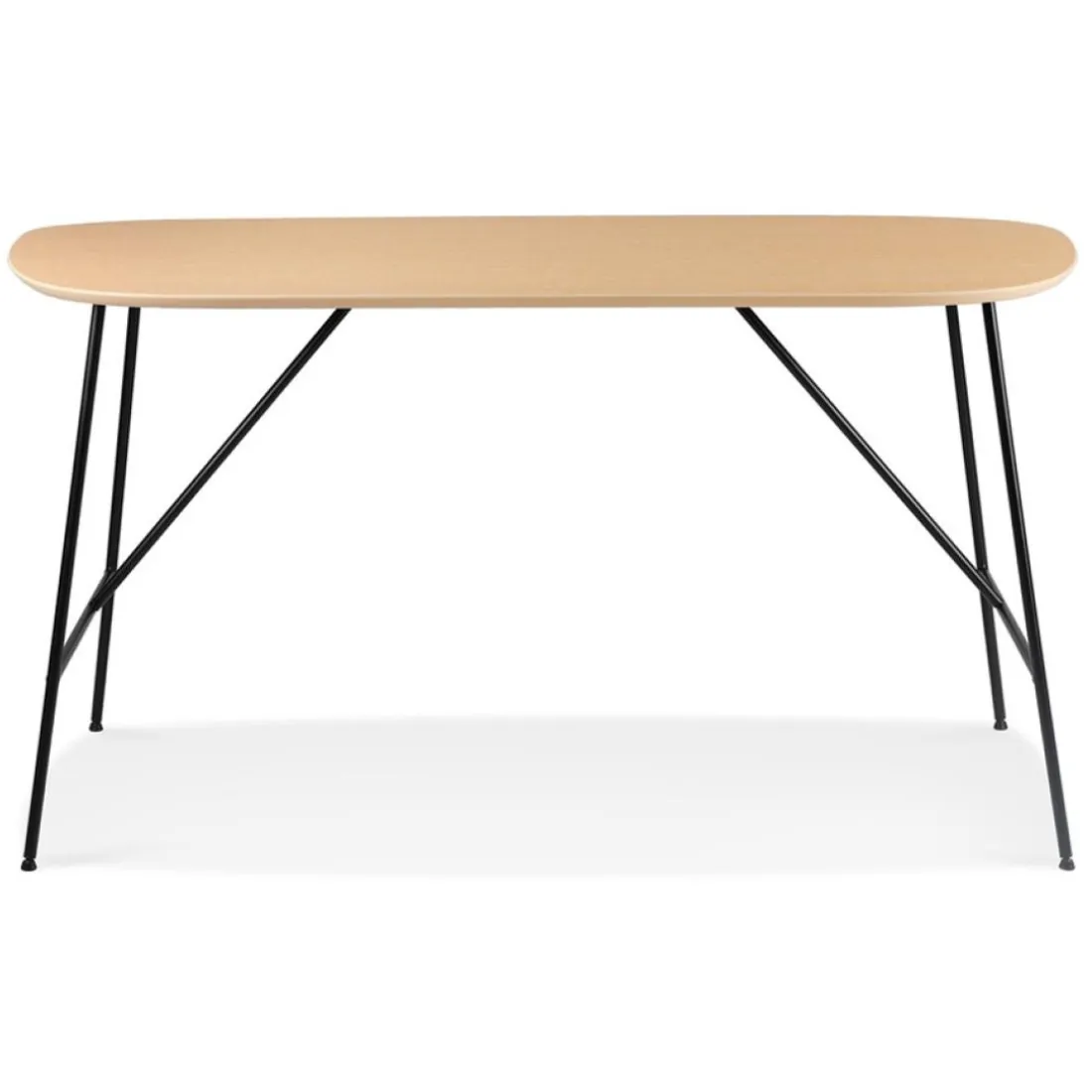 Petite table ou bureau 'FIONA' en bois finition Chêne naturel