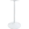 Pied de table 'BIANKO' en métal blanc