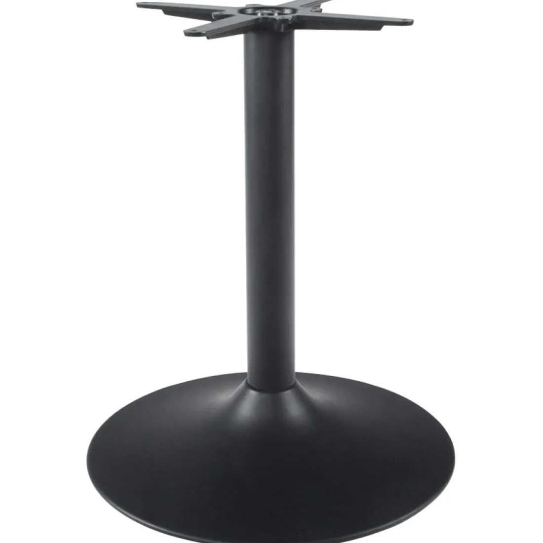 Pied de table 'BLAK' en métal noir