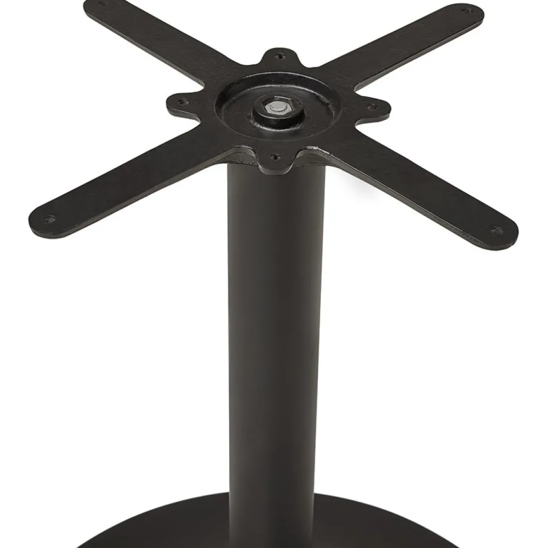 Pied de table 'BLAK' en métal noir