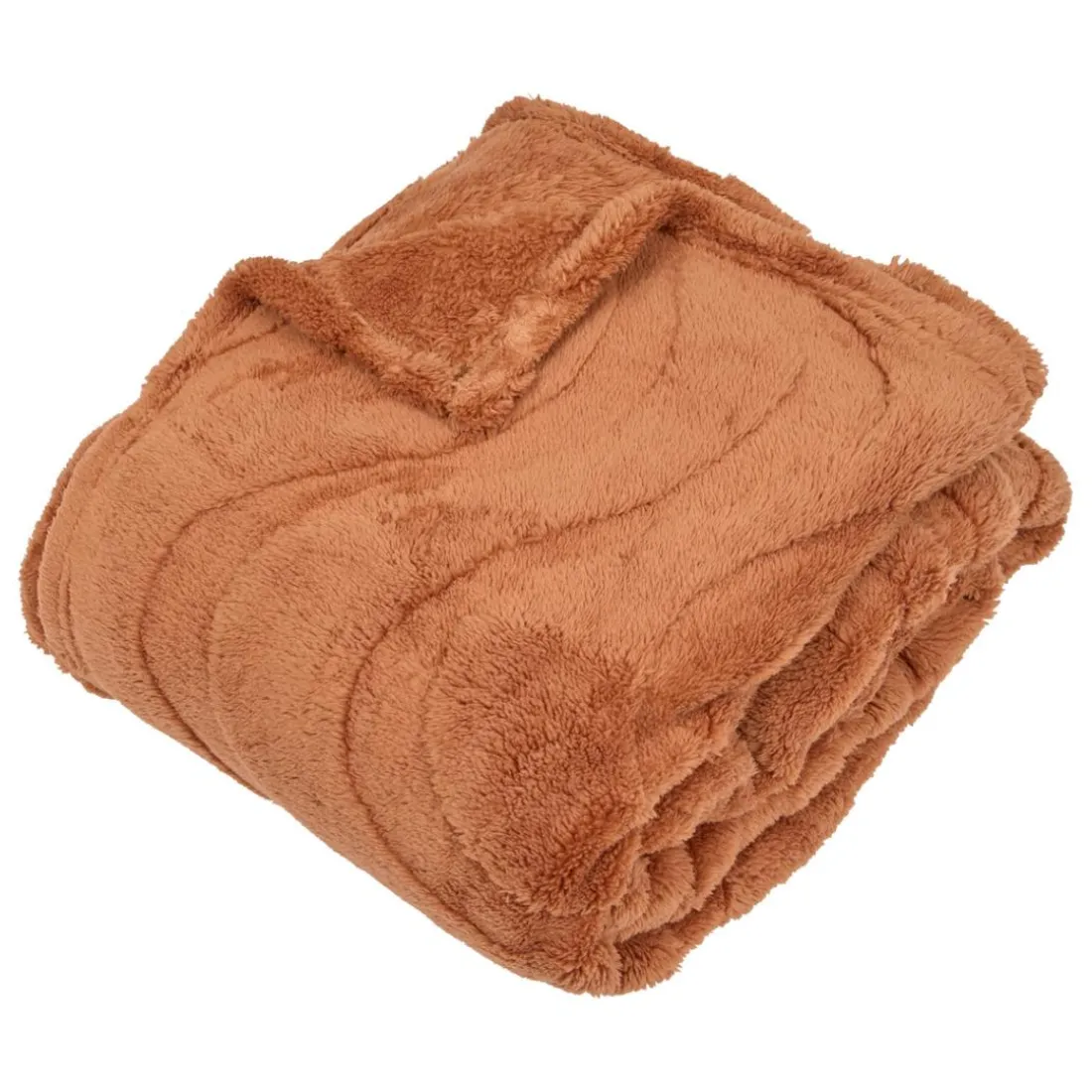 Plaid Opal 170x130cm - Terracotta
