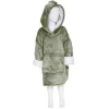 Plaid Poncho Enfant Capuche Dino