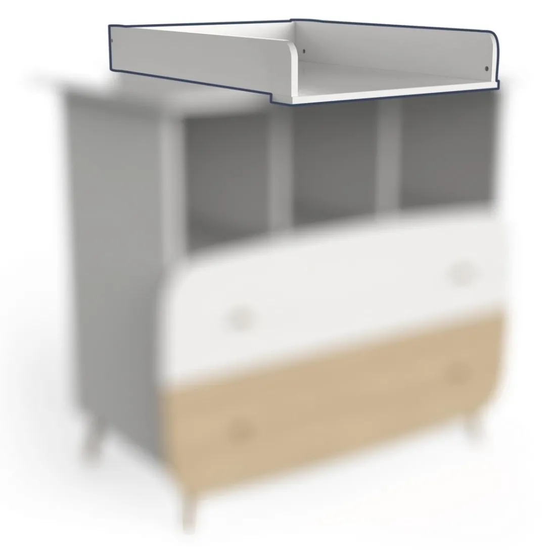 Plan a langer pour commode blanc FIRMIANA