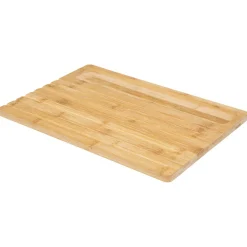 Planche à Pain 40 + Couteau + Pince en bambou