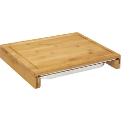 Planche Décorative en Bambou 35 x 28 Bac Inox