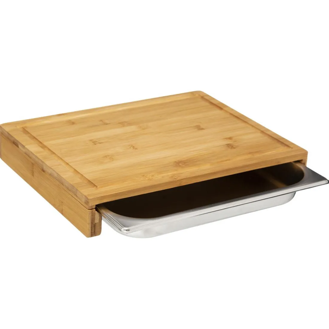 Planche Décorative en Bambou 35 x 28 Bac Inox