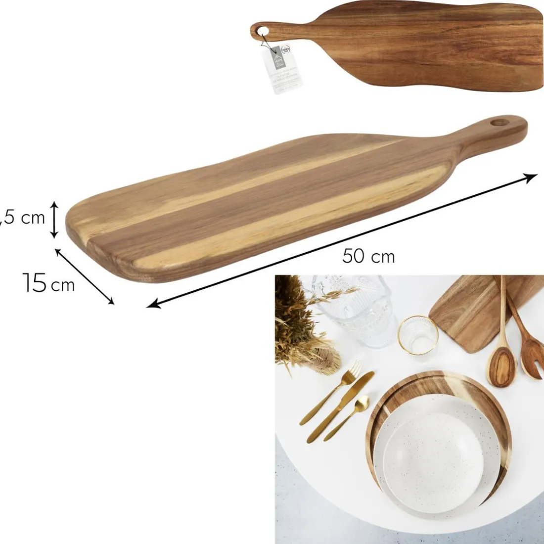 Planche De Présentation Acacia 50x15cm M12