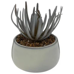 Plante artificielle en pot en céramique