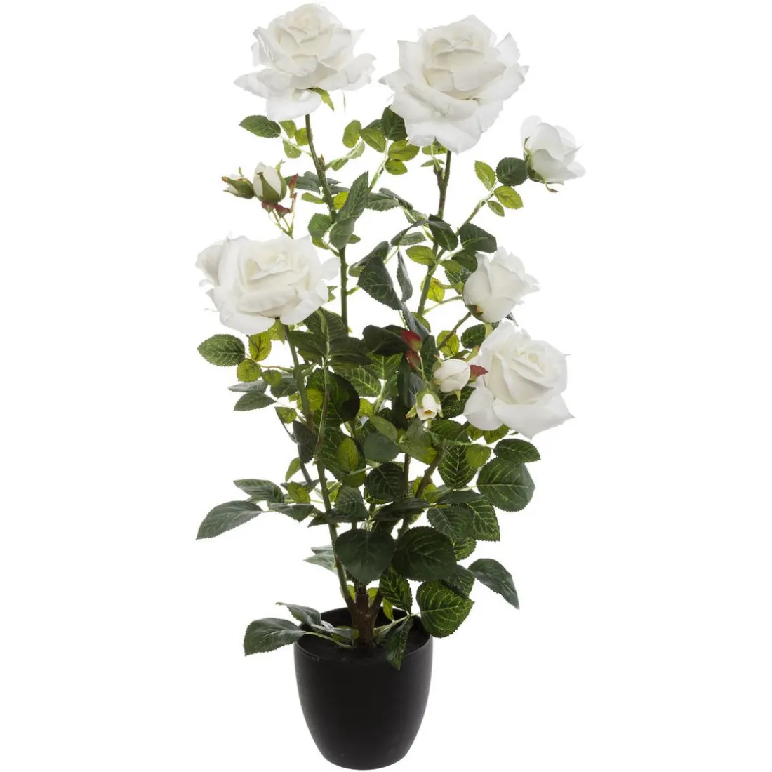 Plante décorative artificielle Rosier rouge