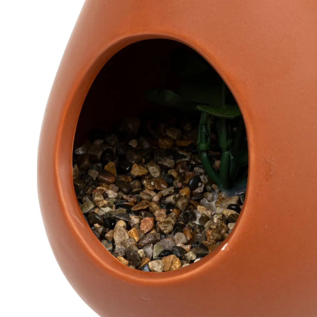 Plante suspendue goutte marron caramel