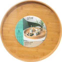 Plateau bambou rond D40