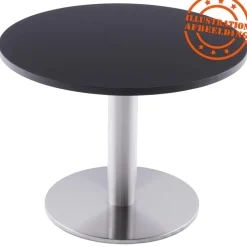 Plateau de table rond noir 'RINGO'