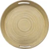 Plateau Modern Color charbon en bambou 42cm