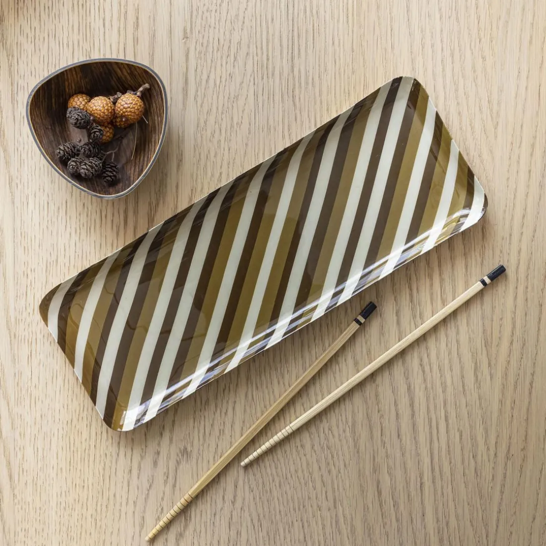 Plateau rectangulaire metal BAYADERE
