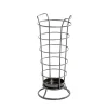 Porte parapluies métal anthracite avec égouttoir
