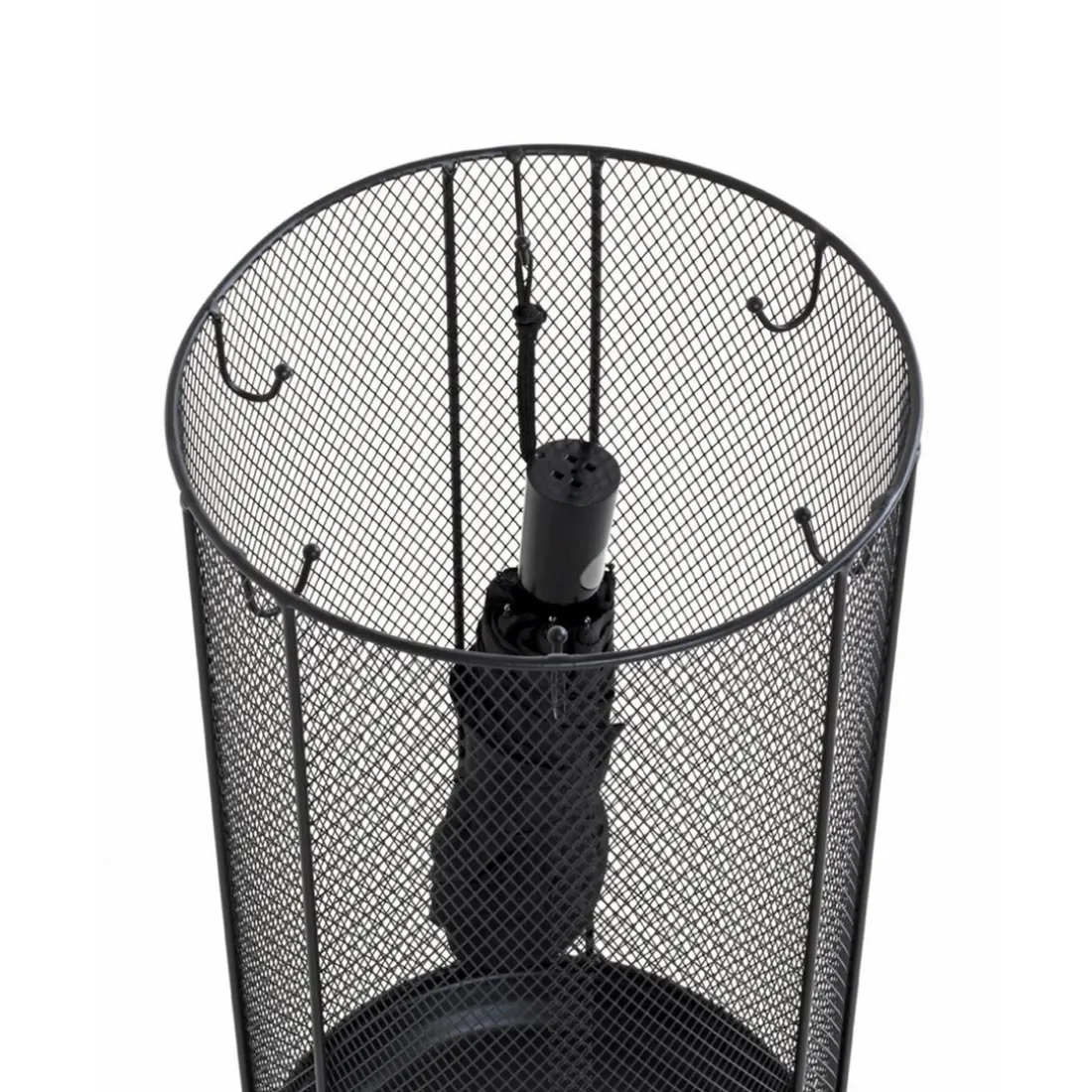 Porte parapluies Noir en Métal