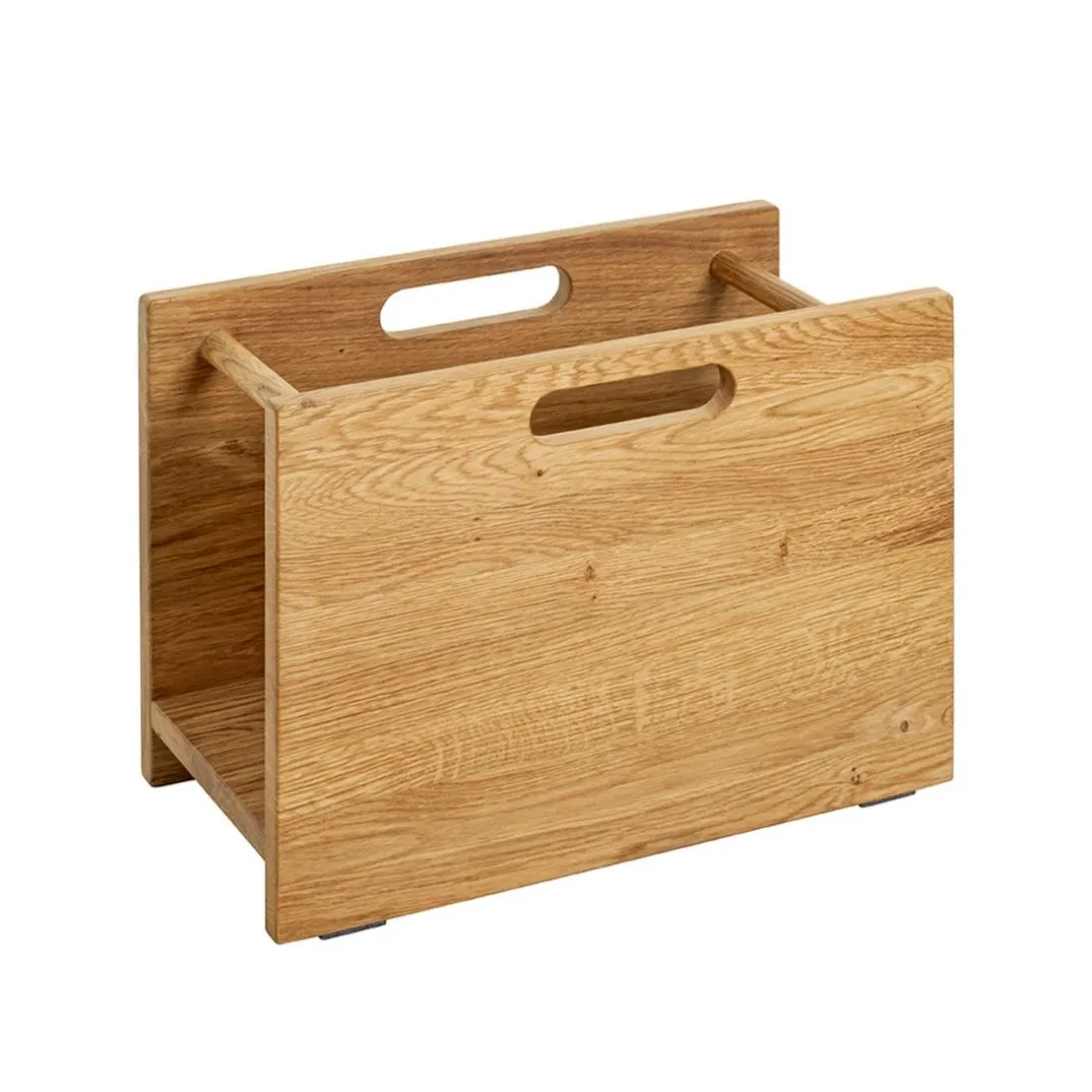 Porte revues en bois de chêne huilé