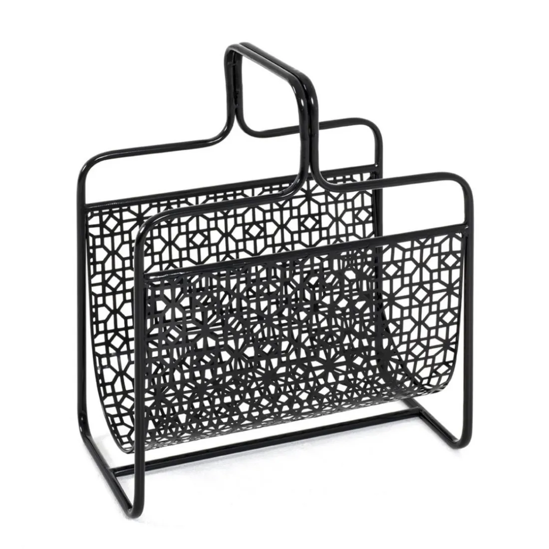 Porte revues en Métal laqué Noir