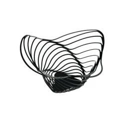Porte-Fruits TRINITY 16 cm Noir en Acier