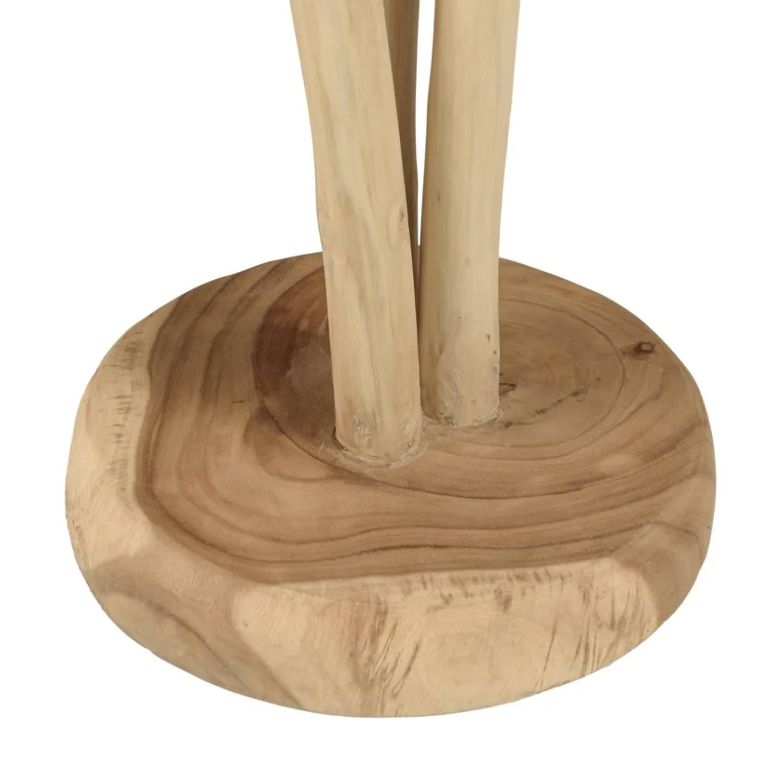 Porte-manteau 3 branches en Teck naturel WILL Beige