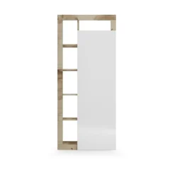 Porte-manteau 2 portes avec miroir