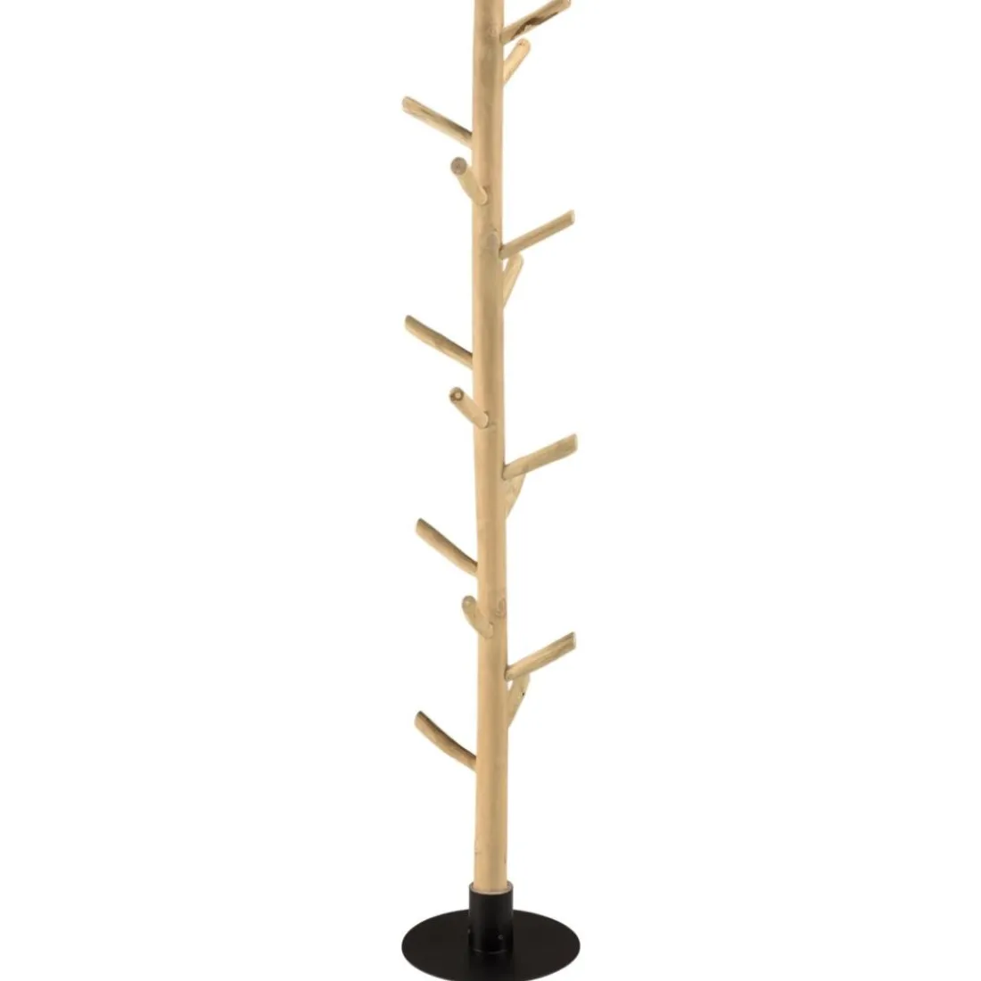Porte-manteau multibranches en Teck naturel WILL Beige