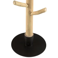 Porte-manteau multibranches en Teck naturel WILL Beige