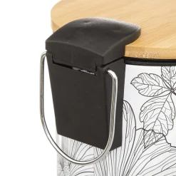 Poubele SOFTCL 3 l Blackflora Blanc et Noir