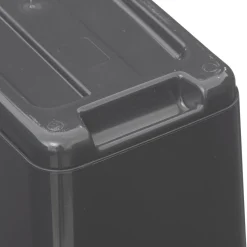 Poubelle 2 ouvertures plastique 45L gris