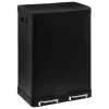 POUBELLE DE TRI 30L+30L NOIR ARIANE