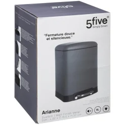 Poubelle Grise Ariane 6 l