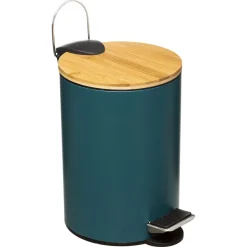 Poubelle Modern Color, bleu pétrole 3l