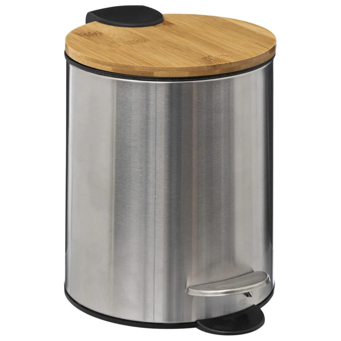 Poubelle métal Soft Close 3L bambou métal