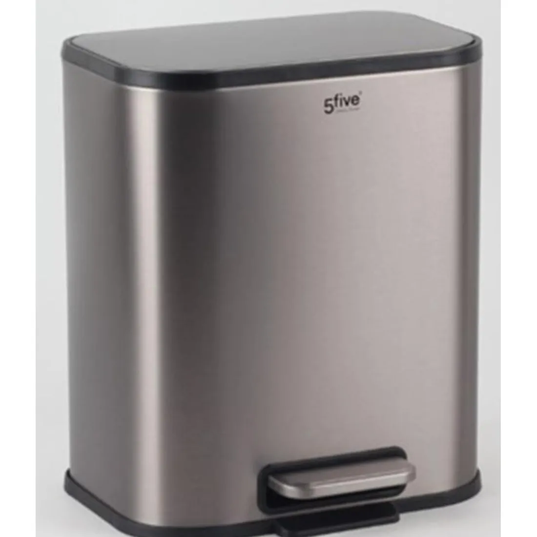 Poubelle métalique 50L mate smart