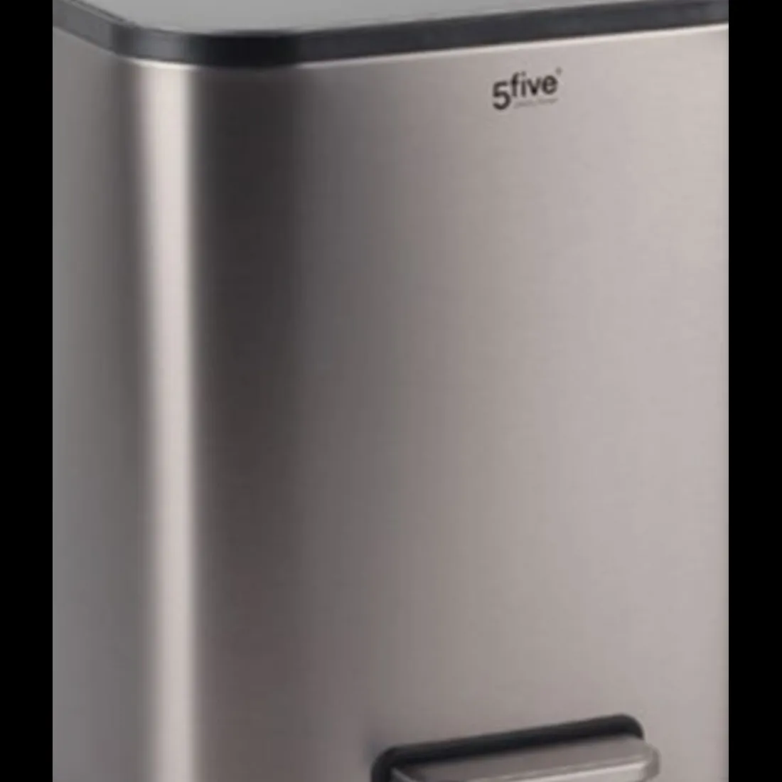 Poubelle métalique 50L mate smart
