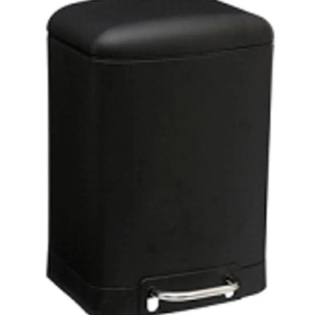 Poubelle métalique 20L noir Ariane