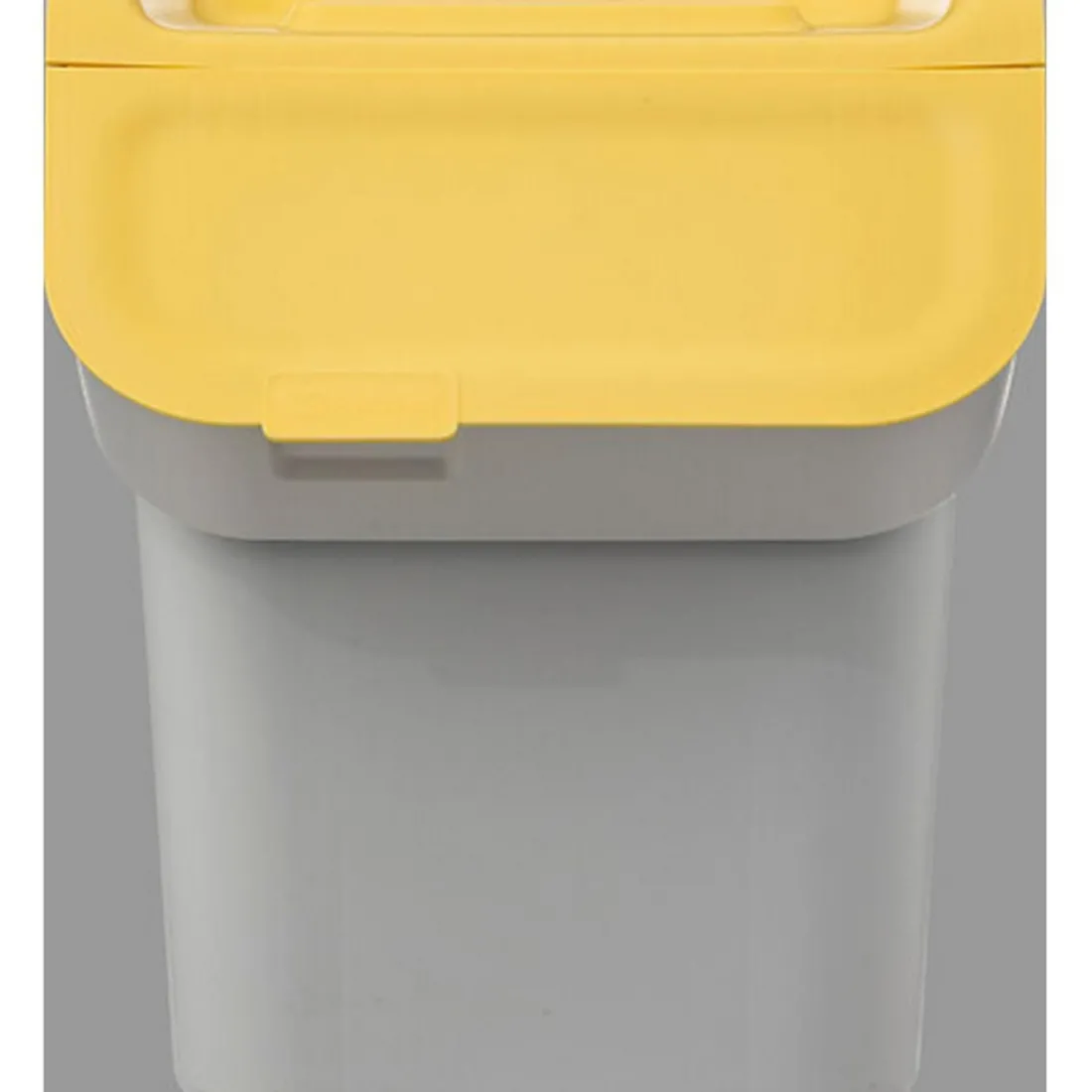 Poubelle plastique 20L - jaune