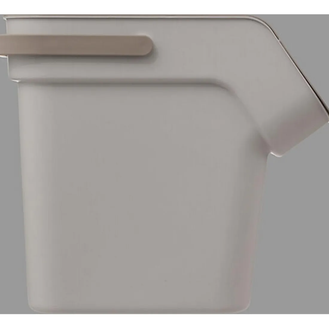 Poubelle plastique 20L - marron