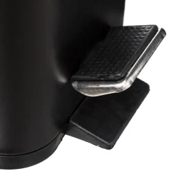 Poubelle rectangulaire 5l noir Mat