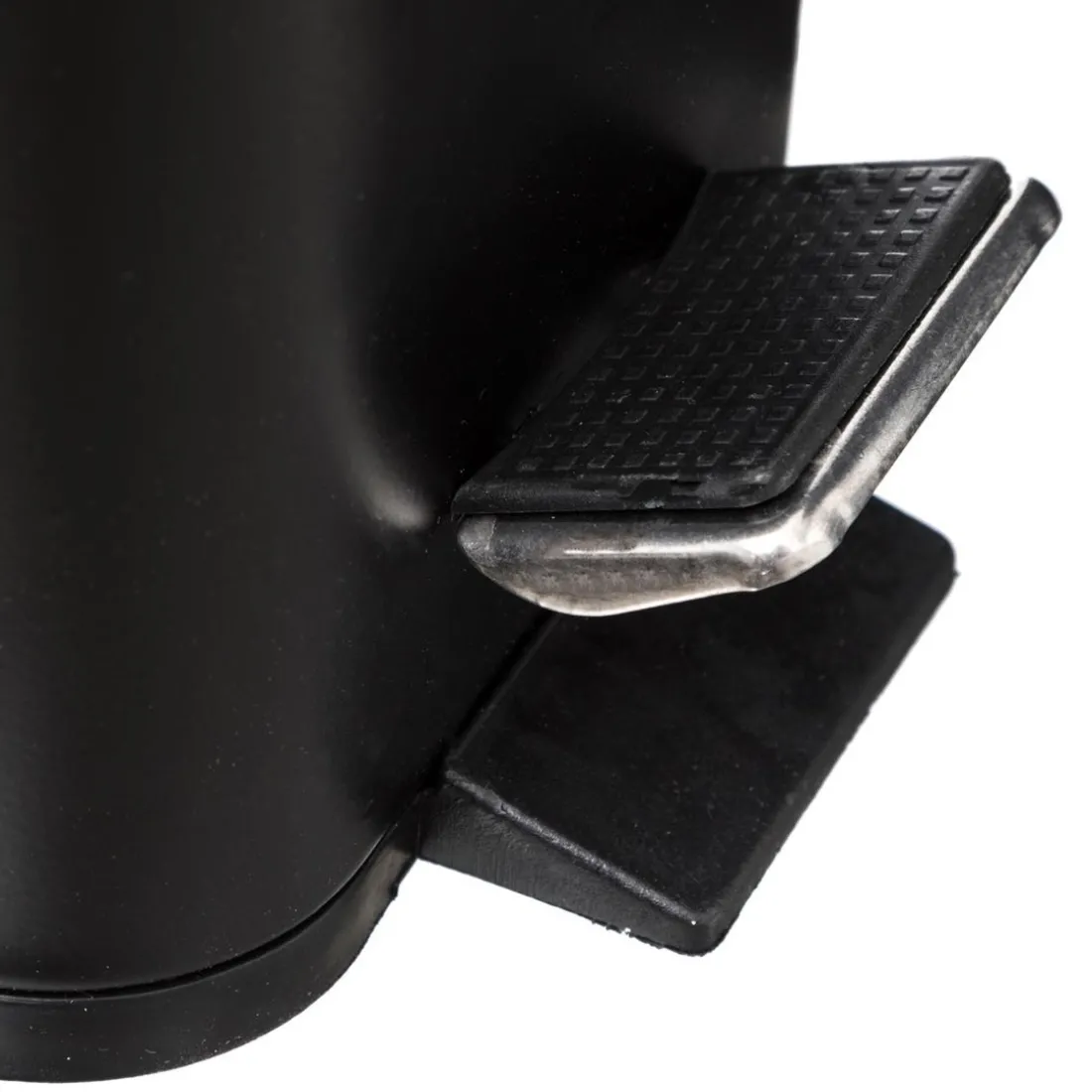 Poubelle rectangulaire 5l noir Mat