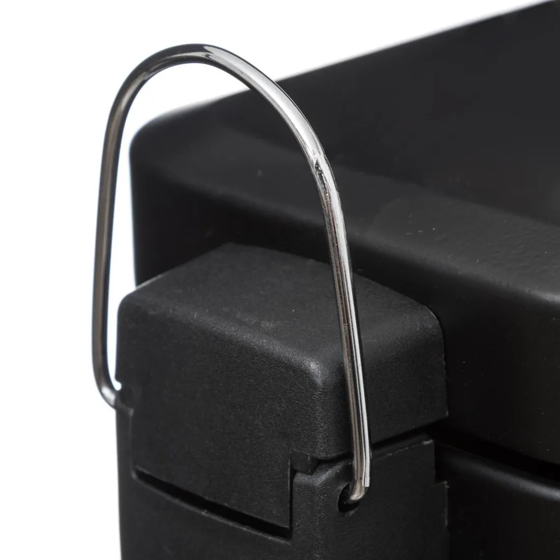 Poubelle rectangulaire 5l noir Mat