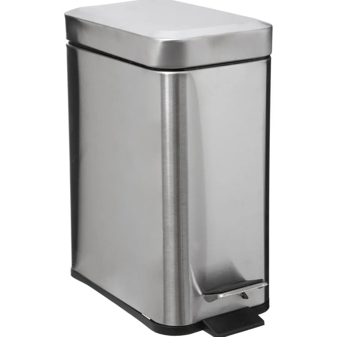 Poubelle rectangulaire Mat en inox