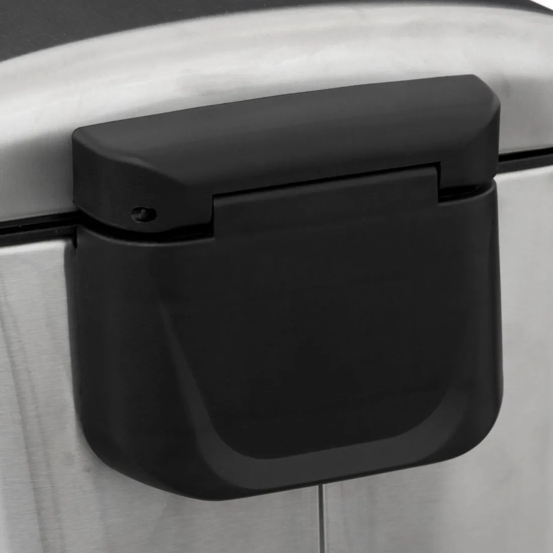 Poubelle slim à pédale métal 30L