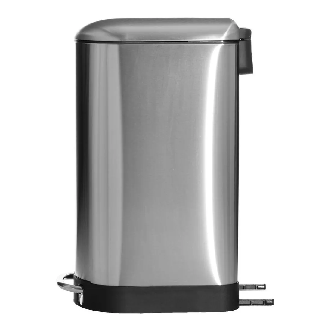 Poubelle slim à pédale métal 30L