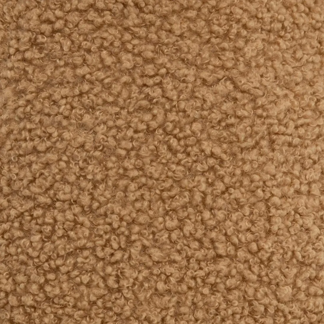 Pouf bouclette enfant Zopi marron