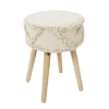 Pouf en Bois de Pin Style Scandicraft